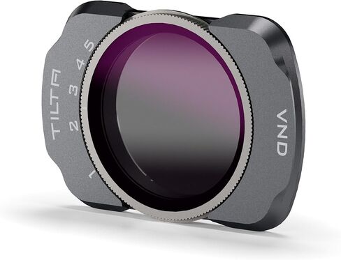 فلتر Tilta Variable ND (ND2-ND32) متوافق مع DJI Osmo Pocket 3 - كثافة محايدة قابلة للتعديل للتحكم في التعرض | أداة مغناطيسية | زجاج بصري فائق النحافة للتصوير في الهواء الطلق in Kuwait