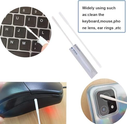 120 PCS Cleaning Swab Sticks Swabs Multi-Purpose fit for Cleaning Printers, Electronics, Compatible with Cleaning The Small Part Accessories in Saudi Arabia