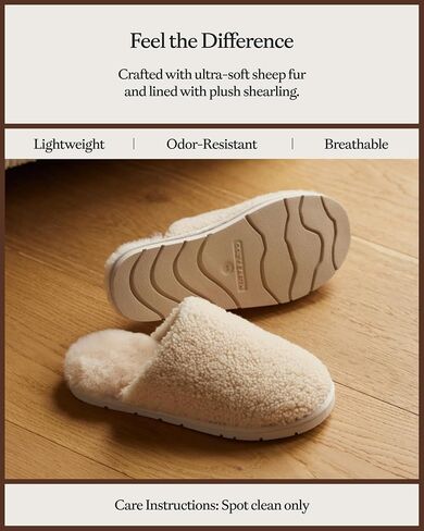 Cozy Earth Puffy Sheep Slippers, Women's Shearling Fur House Slippers | Indoor and Outdoor Wear, Padded Footbed and Lightweight Rubber Outsole in Saudi Arabia