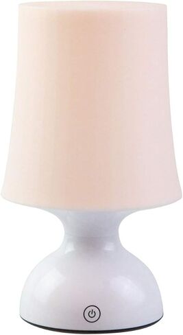 LED Mood Light, Scandinavian Lamp, Battery Powered Night Light, Cordless Night Light, 100% Electrical Safety at Home, Minimalist Table Lamp, Small White Lamp, Gift Ideas in Saudi Arabia