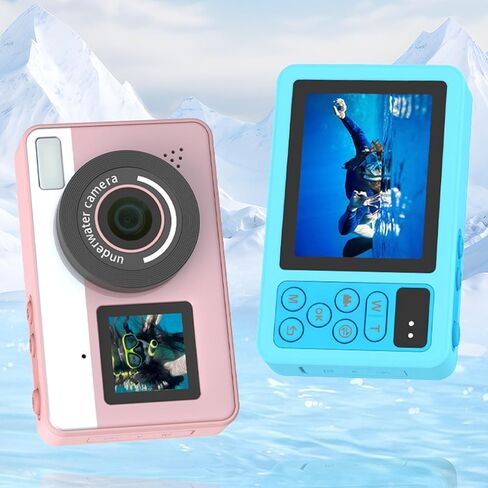 Digital Camera 32GB Memory Expansion IP68 Underwater 48MP 18X Zooming Build-in1200mAh Battery for Diving Travel in Saudi Arabia