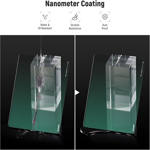 NEEWER 1/4 Black Diffusion Mist Dreamy Effect 4"x5.65" Cinema Square Filter (Rectangular) with HD Optical Glass ND1.8 (6 Stops) Square ND Filter Dual Sided 30 Multi Nano Coated Neutral Density Filter in Saudi Arabia