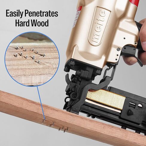 Meite 16 Gauge Wide Crown Staples ، 1 1/2 بوصة 16 GA طول الأسلاك الثقيلة ذات الطابع الدباني للبناء المجلفن من أجل MEITE PW2638-L CROWN PUNS (10،000 pcs) (1 inch-26.4 mm) in Saudi Arabia