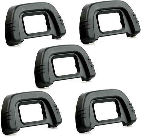 ZEZEFUFU 5PCS Viewfinder Eyepiece Eyecup for Nikon D70s/80/D90/D40/D50/D100/D200/D300/D7000 DK-21 in Saudi Arabia