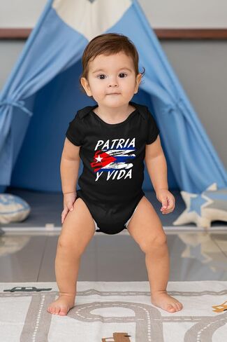 Go All Out Infant Patria y Vida Cuba Pride Freedom Creeper in Saudi Arabia