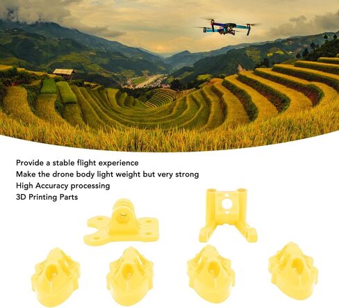 RC FPV Quadcopter Motor Base Camera Antenna Mounting Base Kit for 5‑10in Quadcopter Drone Frame 3D Printed (Blue) in Saudi Arabia