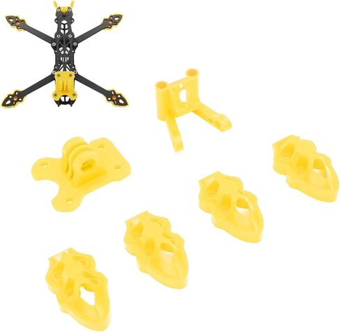 RC FPV Quadcopter Motor Base Camera Antenna Mounting Base Kit for 5‑10in Quadcopter Drone Frame 3D Printed (Blue) in Saudi Arabia