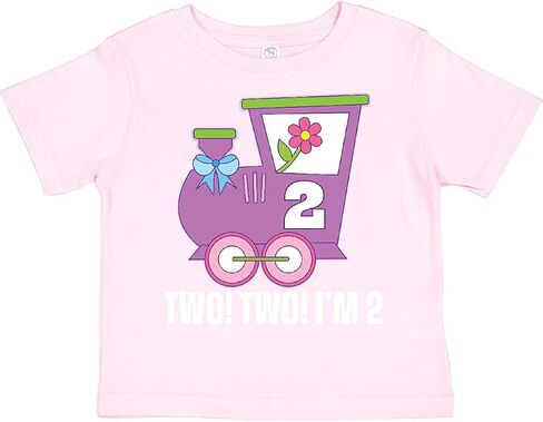 inktastic 2nd Birthday Cute Train I'm 2 Toddler T-Shirt in Saudi Arabia