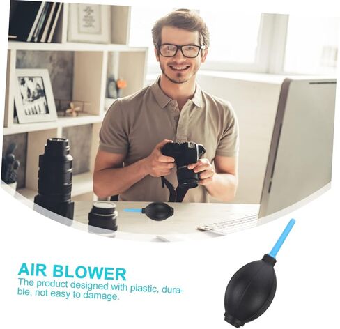 3pcs Air Blower Dust Cleaner Ergonomic Squeeze Pump for Camera Sensor Lens Filter Cleaning Portable Lightweight Dust Remover in Saudi Arabia