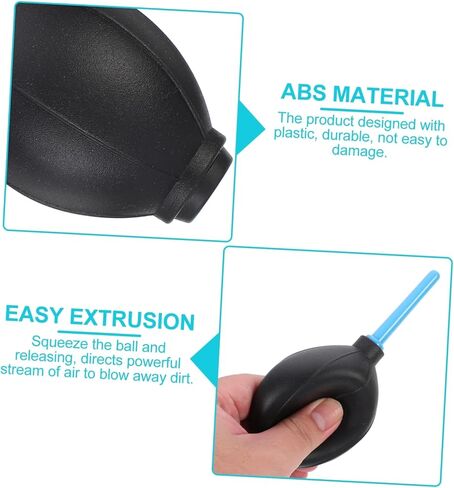 3pcs Air Blower Dust Cleaner Ergonomic Squeeze Pump for Camera Sensor Lens Filter Cleaning Portable Lightweight Dust Remover in Saudi Arabia