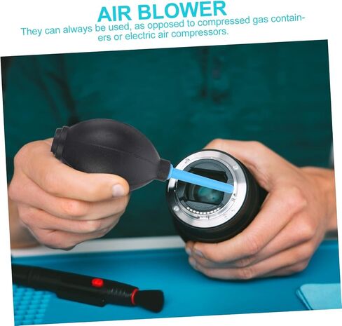 3pcs Air Blower Dust Cleaner Ergonomic Squeeze Pump for Camera Sensor Lens Filter Cleaning Portable Lightweight Dust Remover in Saudi Arabia