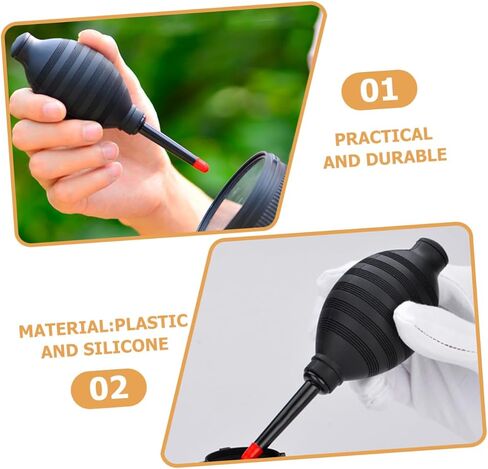 Lurrose Camera Air Blower with Premium Silicone Nozzle Lightweight Dust for Keyboard Lens Electronics and Plants Compact Portable Blower for Camera and Cleaning in Saudi Arabia