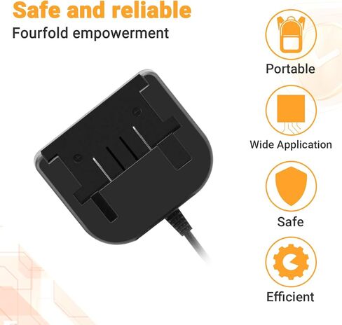 Shentec 10.8V-12V Lithium Battery Charger Compatible with Black&Decker LBXR1512 Battery Drill Tool BDCD112 BDCDD12C BLA12L-0608-1 Portable Charger in Saudi Arabia