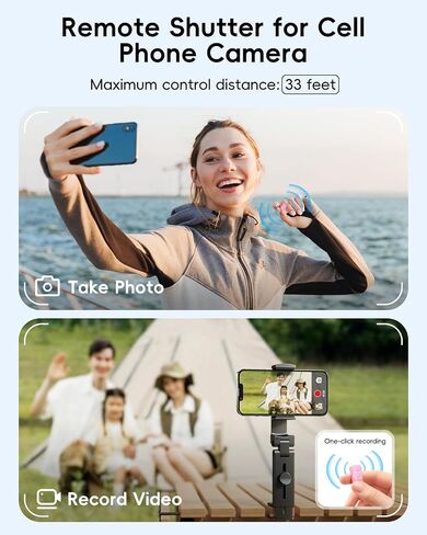 TikTok Scrolling Ring Remote for iPhone/iPad/Android, Bluetooth Page Turner for Kindle App, Wireless Remote Control for TikTok, Camera & Video Shutter for Phones and Tablets in Saudi Arabia