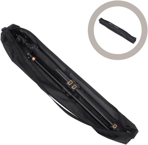 Gatuida Tripod Carrying Case, Light Stand Bag, Foldable Tripod Storage Bag with Shoulder Strap, Oxford Cloth Travel Case, Black, 35.43 x 3.93 x 3.93 Inches in Saudi Arabia