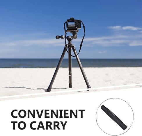Gatuida Tripod Carrying Case, Light Stand Bag, Foldable Tripod Storage Bag with Shoulder Strap, Oxford Cloth Travel Case, Black, 35.43 x 3.93 x 3.93 Inches in Saudi Arabia