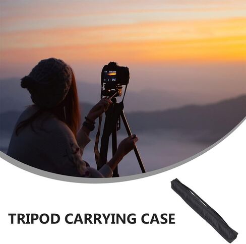 Gatuida Tripod Carrying Case, Light Stand Bag, Foldable Tripod Storage Bag with Shoulder Strap, Oxford Cloth Travel Case, Black, 35.43 x 3.93 x 3.93 Inches in Saudi Arabia
