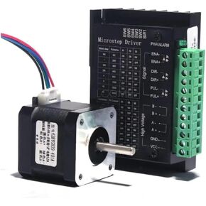 42 محرك متدرج 0.13N 0.28N 0.4N 0.55N 0.7N أو TB6600 أو DM542C مجموعة أدوات التحكم 4A 2-Phase Hybrid Drive Board Module(0.55N DM542C) in Saudi Arabia