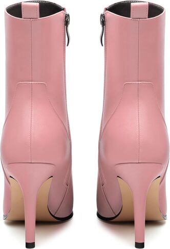 Womens Ankle Boots, Pointed Toe High Heel Ankle Booties for Women, Womens Stilettos Short Boots Zipper 3.6",Women Shoes for Workpalce, Street and Banquet. in Saudi Arabia