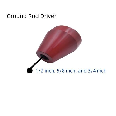 Ground Rod Driver，for 1/2 inch, 5/8 inch, and 3/4 inch Ground rods, Fence Posts, Stakes, and rebar (Hammer Driver) Ground Rod Driver for Hammer Drill in Kuwait