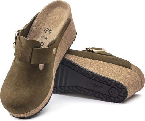 Birkenstock Fanny Rivets Pine Green Suede 39 N EU in Saudi Arabia