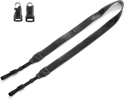 camera shoulder strap, safety tether camera neck strap, micro single PU leather shoulder strap, suitable for various cameras. in Kuwait