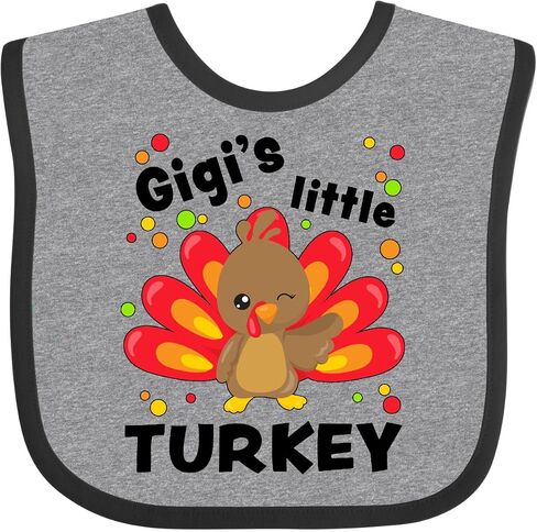inktastic Gigi's Little Turkey Baby Bib in Saudi Arabia