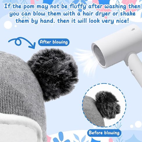 Baby Winter Hat Scarf Set, Soft Warm Toddler Beanie with Velvet Lining Neck Warmer, Cute Pom Girls Boys Kids Knit Hat for Cold Weather, Baby Winter Essentials 6-12 Months in Saudi Arabia