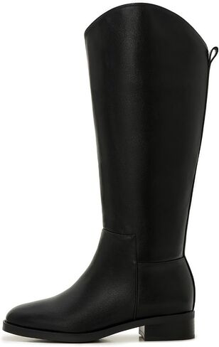 ZXHYZLZ Women's Wide Calf Knee High Boots – Plus Size Pull-On Flat Riding Boots, Comfortable Tall Equestrian Style for Fall & Winter in Saudi Arabia