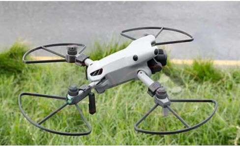 واقي المروحة لـ DJI Mini 5 Pro، واقي المراوح مع معدات الهبوط لملحقات DJI Mini 5 Pro (برتقالي، ممتص الصدمات المضاد للتصادم) in Saudi Arabia