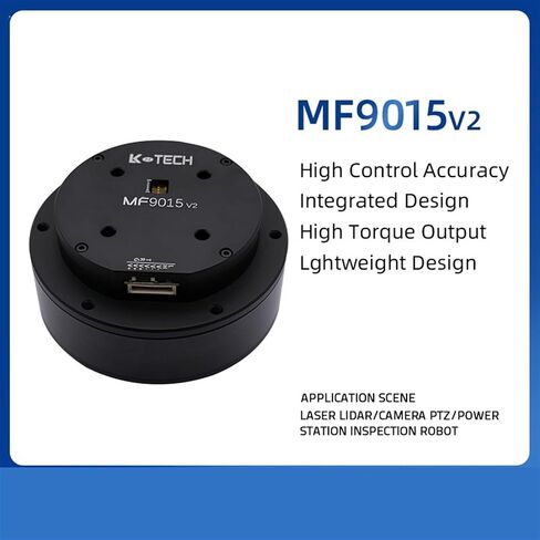 MF9015v2(RMD-L-9015) BLDC، بدون فرش، محرك صغير، روبوت الفحص، مركبة متوازنة، قرص دوار، روبوت الأنابيب ذو العجلات، فك التثبيت (35T-RS485-18bit) in Kuwait