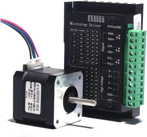 42 Stepper Motor 0.13N 0.28N 0.4N 0.55N 0.7N, TB6600 or DM542C Driver Kit Controller 4A 2-Phase Hybrid Drive Board Module(0.55N DM542C) in Saudi Arabia