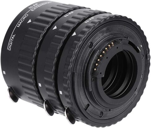 KIMISS Auto Focusing Macro Extension Tube Set 12Mm 20Mm 36Mm for DSLR Metal Lens Adapter (MK-N-AF1-A) in Saudi Arabia
