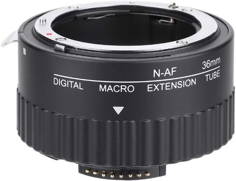 KIMISS Auto Focusing Macro Extension Tube Set 12Mm 20Mm 36Mm for DSLR Metal Lens Adapter (MK-N-AF1-A) in Saudi Arabia