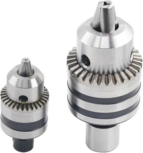 1PCS Precision Drill Chuck B12 B16 Wear-resistant Drill Chuck With Connecting Rod For Polishing, Grinding, Cutting Table Grinding(B12 drill chuck 10mm) in Saudi Arabia