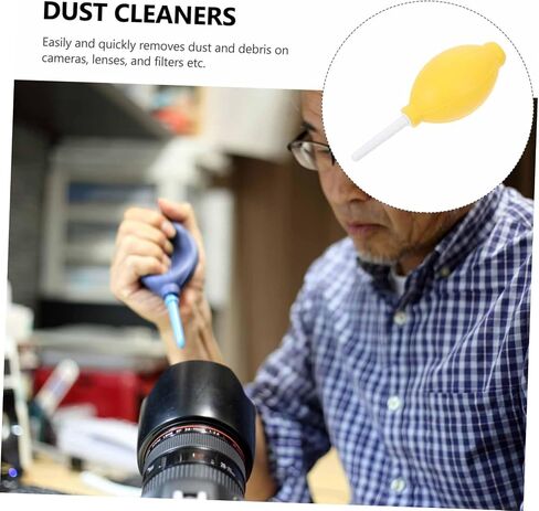 POPETPOP 8Pcs Camera Lens Blower Dust Rubber Air Dust Blower for Electronics Keyboards Succulents and Precision Instruments Cleaning Tools Random Color in Saudi Arabia