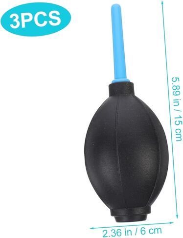 Operitacx 3pcs Air Blower Dust Cleaner Portable Lightweight Ergonomic Design for Camera Lens Keyboard Laptop Cell Phone Cleaning in Saudi Arabia