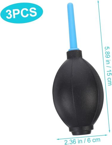 Gadpiparty 3pcs Portable Air Blower Dust Cleaner Kit for Camera Lens Sensor and Keyboard Plastic Nozzle with Pin Valve Lightweight Design for Precise Static Dust Removal in Saudi Arabia
