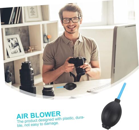 Gadpiparty 3pcs Portable Air Blower Dust Cleaner Kit for Camera Lens Sensor and Keyboard Plastic Nozzle with Pin Valve Lightweight Design for Precise Static Dust Removal in Saudi Arabia