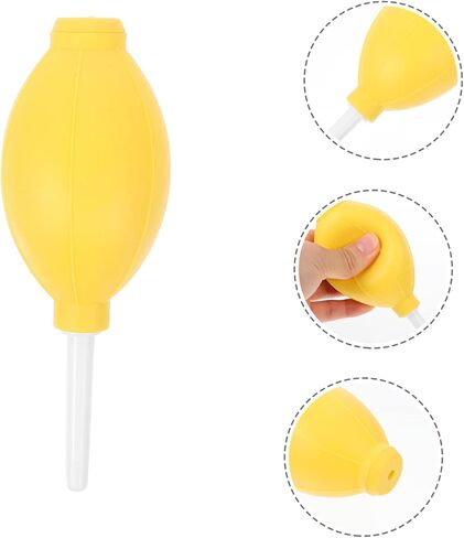 Gatuida 8Pcs Yellow Air Blower Dust Cleaners with Bulb Design for Camera Lens Gardening and Electronics Cleaning Compressed Air Equipment for Dust Removal and Maintenance Random Color in Saudi Arabia