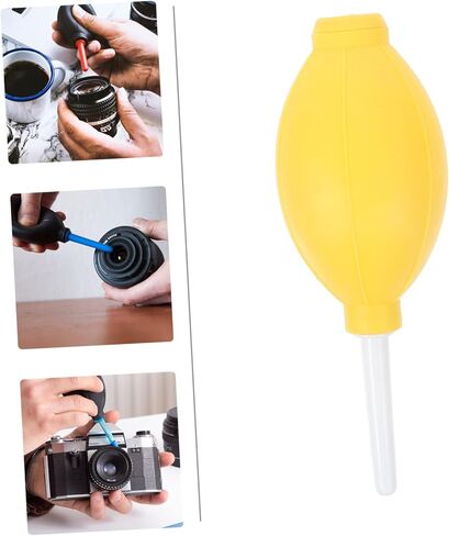 Gatuida 8Pcs Yellow Air Blower Dust Cleaners with Bulb Design for Camera Lens Gardening and Electronics Cleaning Compressed Air Equipment for Dust Removal and Maintenance Random Color in Saudi Arabia