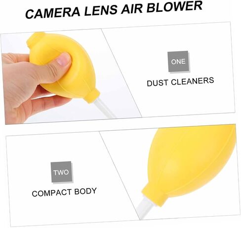 Gatuida 8Pcs Yellow Air Blower Dust Cleaners with Bulb Design for Camera Lens Gardening and Electronics Cleaning Compressed Air Equipment for Dust Removal and Maintenance Random Color in Saudi Arabia