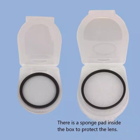 Camera Filter Packaging Box, Drone Filter Packaging & Storage Box, and Transparent Plastic Lens Case（4pcs） in Saudi Arabia