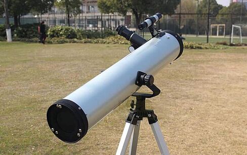 تلسكوب أحادي العين، تلسكوب فلكي عاكس، HD Finder Star عالي الرؤية رؤية عالمية تلسكوب ثنائي الاستخدام مع حامل ثلاثي الأرجل، هدية السنة الجديدة in Kuwait