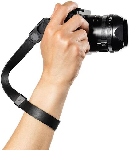Peak Design Cuff Leather Camera Wrist Strap – Quick Release, 200 lb Capacity, for DSLR, Compact & Point-and-Shoot Cameras in Saudi Arabia