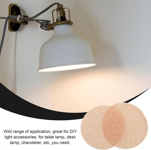 STOBOK 2Pcs Anti-Glare Lampshade Covers - Soft Light Diffuser Sheets Light Brown Lamp Shades for Ceiling Downlights, Home & Nursery Lighting in Saudi Arabia