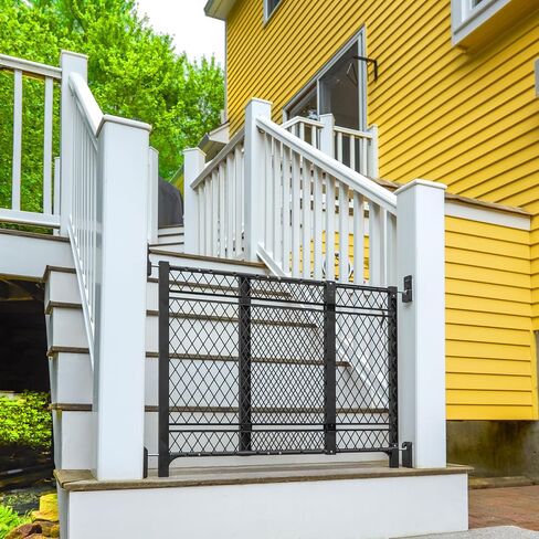 Ingenuity Doorway 42W Series Baby and Dog Gate 2-Pack, Indoor Outdoor, Won't Rust or Warp, Galvanized Steel, Fits 23-42" Openings; 24" Tall in Saudi Arabia