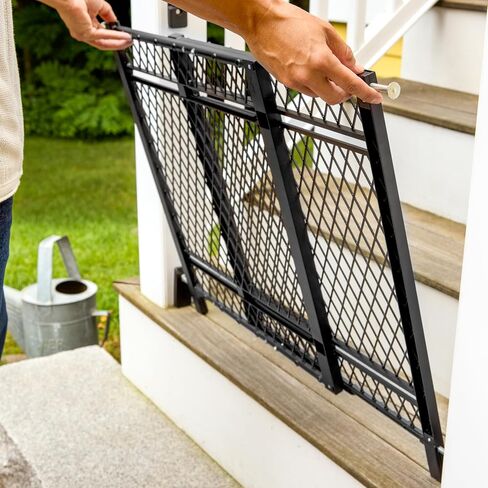 Ingenuity Doorway 42W Series Baby and Dog Gate 2-Pack, Indoor Outdoor, Won't Rust or Warp, Galvanized Steel, Fits 23-42" Openings; 24" Tall in Saudi Arabia