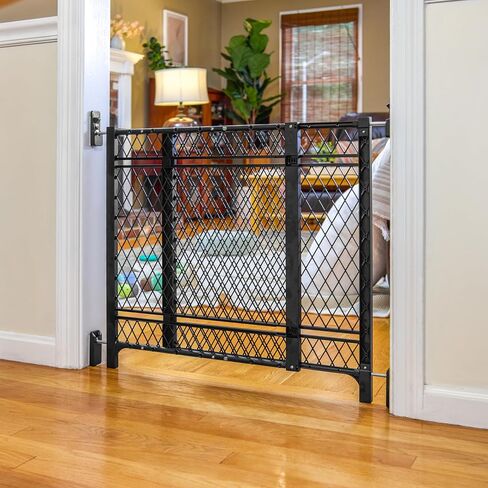 Ingenuity Doorway 42W Series Baby and Dog Gate 2-Pack, Indoor Outdoor, Won't Rust or Warp, Galvanized Steel, Fits 23-42" Openings; 24" Tall in Saudi Arabia