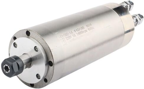 Spindle GDZ-14 800W Water Cooled Spindle Motor 1.5KW ER11 400Hz Woodworking Spindle 4 Bearings For CNC Router Engraving Machine Tools(62x210mm) in Kuwait